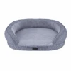 Grey Rabbit Lounge Dog Bed -Petkit Shop modern pets pet bed grey rabbit lounge dog bed 30449108746439