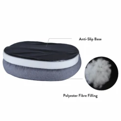 Petkit Shop -Petkit Shop modern pets pet bed grey rabbit lounge dog bed 31867657158855