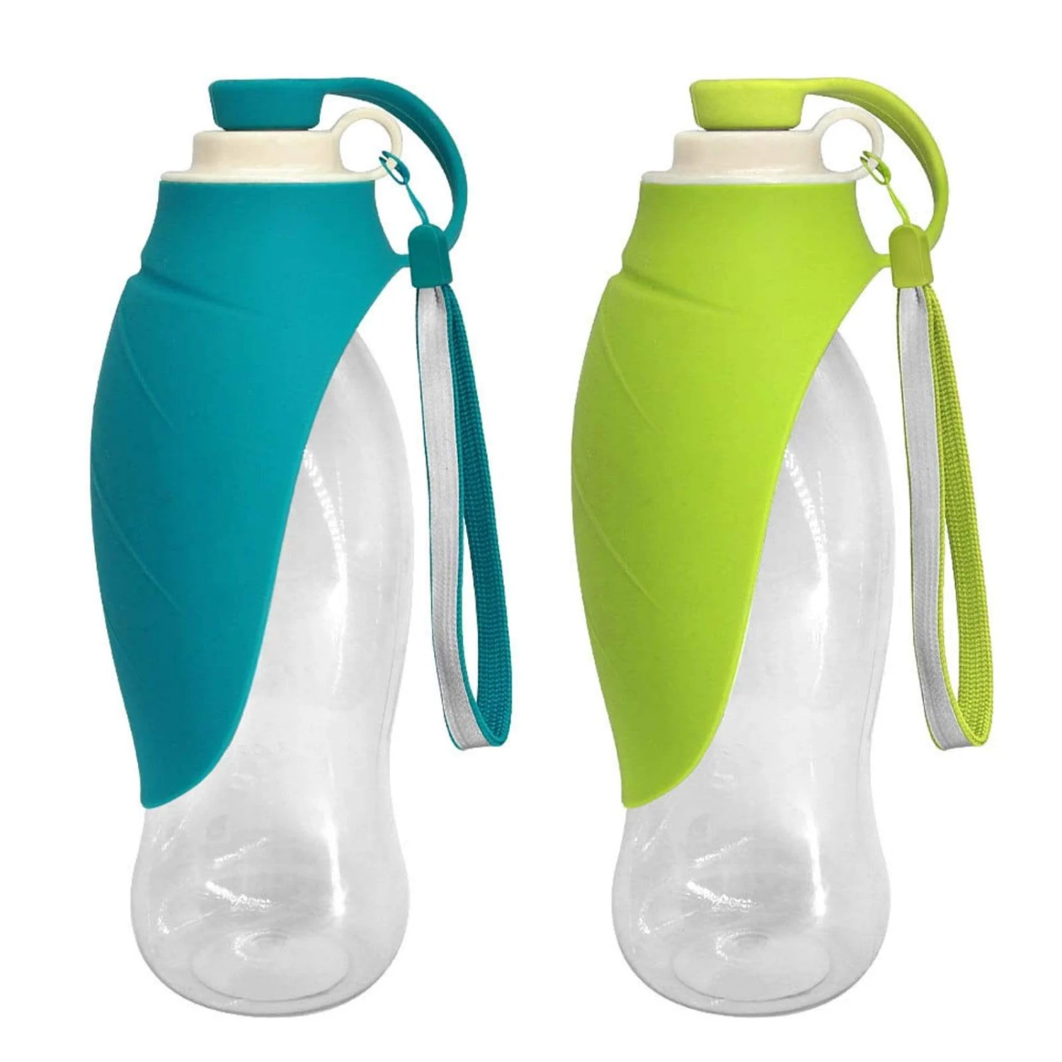 Dog Water Bottle With Silicone Bowl, Blue 6 Dog Water Bottle With Silicone Bowl, Blue - Image 4