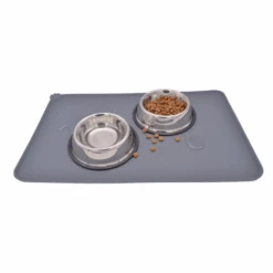 Silicone Pet Feeding Mat, Grey -Petkit Shop modern pets pet bowl silicone pet feeding mat grey 34597638897883