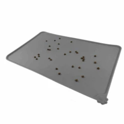 Silicone Pet Feeding Mat, Grey -Petkit Shop modern pets pet bowl silicone pet feeding mat grey 34597638930651