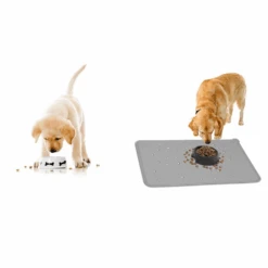 Silicone Pet Feeding Mat, Grey -Petkit Shop modern pets pet bowl silicone pet feeding mat grey 34597668913371