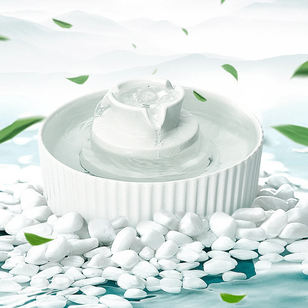 Ceramic Pet Water Fountain 7 Ceramic Pet Water Fountain - Image 5