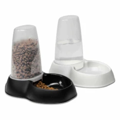 Moderna Sensiflo Pet Gravity Feeder, White -Petkit Shop moderna pet feeder moderna sensiflo pet food dispenser 1 5l gravity feeder white 31857543053511