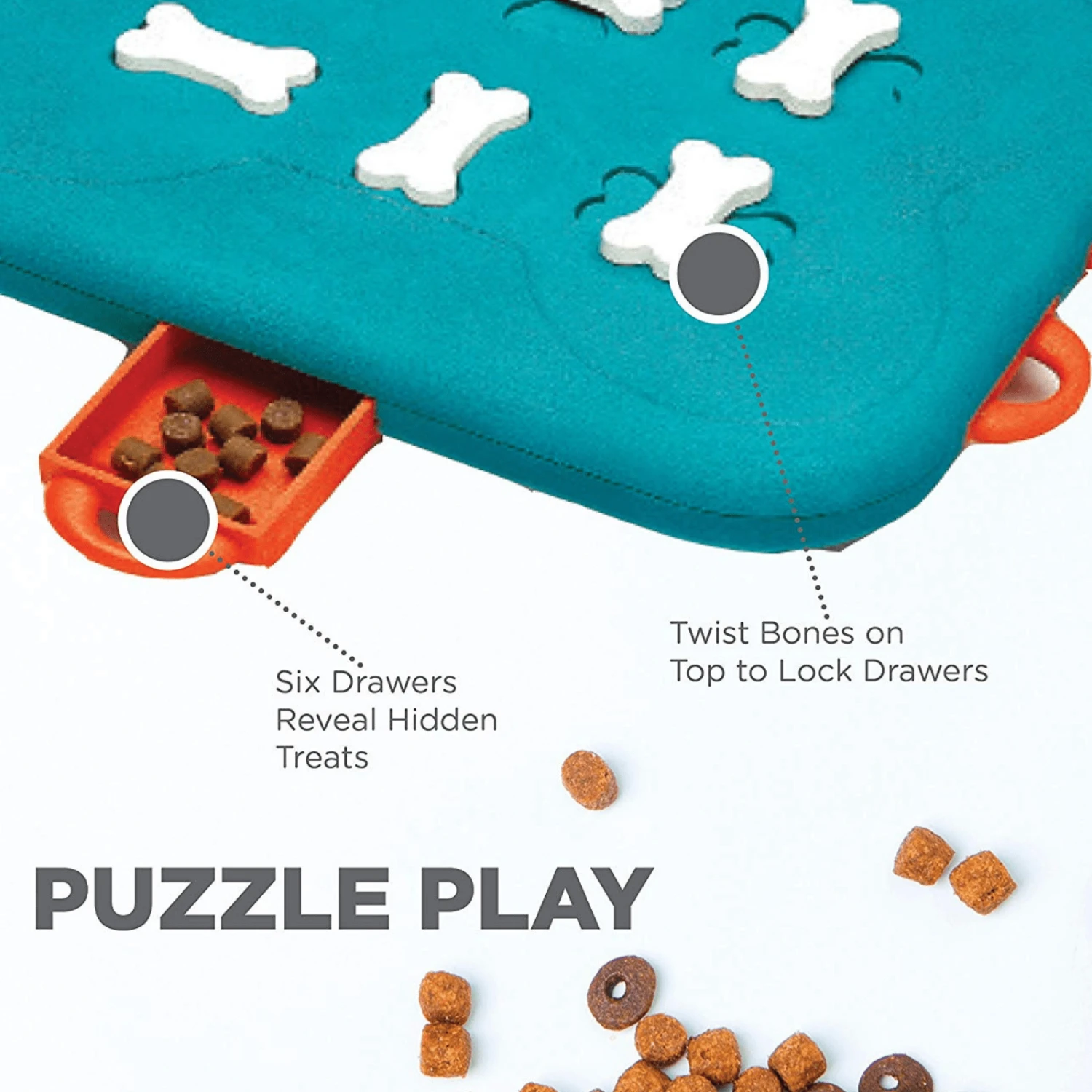 Outward Hound Nina Ottosson Dog Puzzle Toy Interactive Treat Dispenser | Dog Casino 4 Outward Hound Nina Ottosson Dog Puzzle Toy Interactive Treat Dispenser | Dog Casino - Image 3