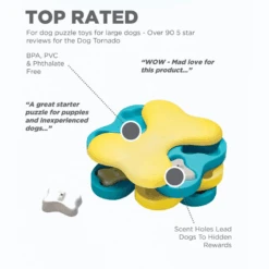 Outward Hound Nina Ottosson Dog Puzzle Toy Interactive Treat Dispenser | Dog Tornado 11 Outward Hound Nina Ottosson Dog Puzzle Toy Interactive Treat Dispenser | Dog Tornado -Petkit Shop outward hound dog toy nina ottosson dog puzzle toy interactive treat dispenser dog tornado 31864236572871