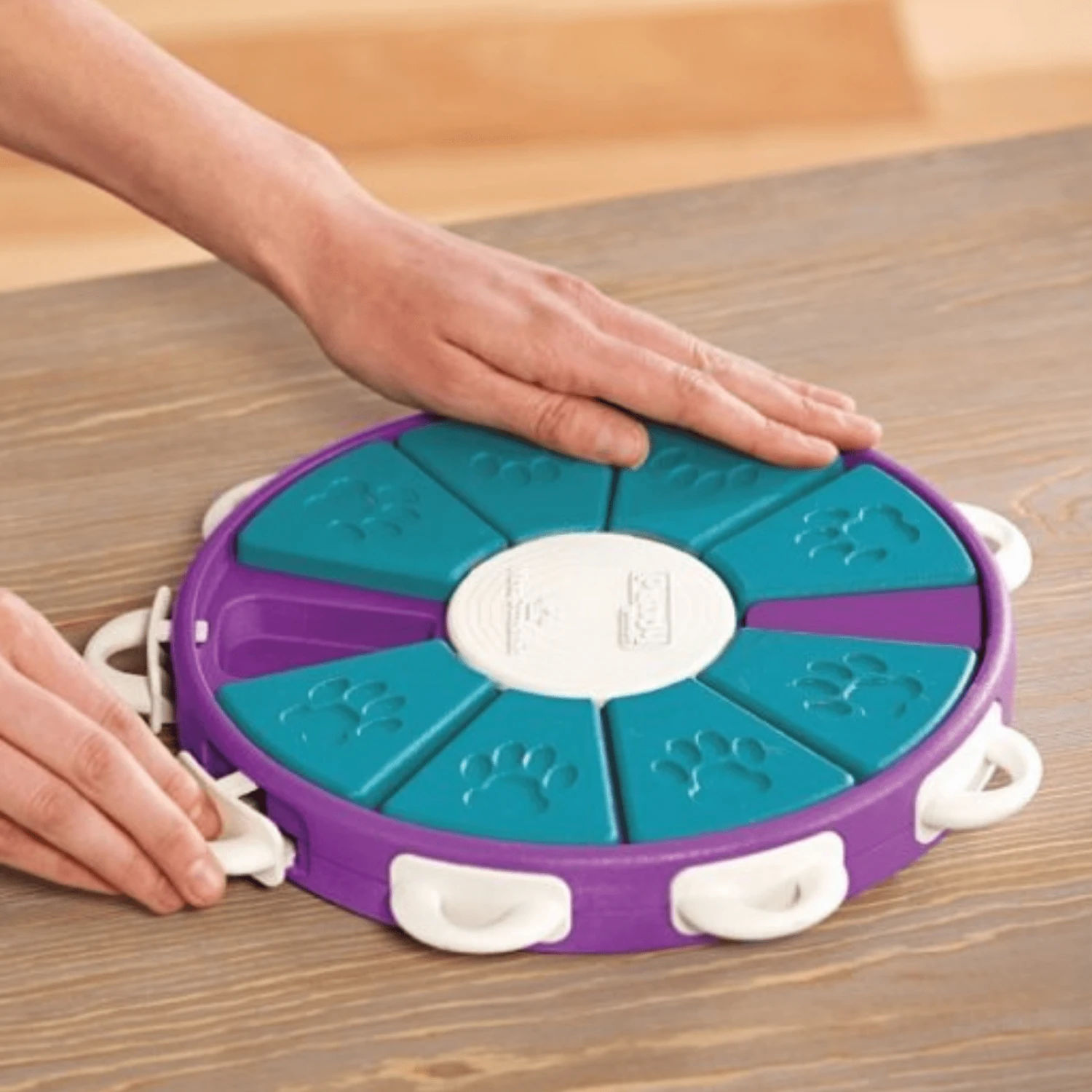 Outward Hound Nina Ottosson Dog Puzzle Toy Interactive Treat Dispenser | Dog Twister 6 Outward Hound Nina Ottosson Dog Puzzle Toy Interactive Treat Dispenser | Dog Twister - Image 4