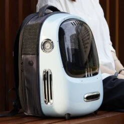 Petkit Breezy Cat Backpack, Blue -Petkit Shop petkit pet carrier petkit breezy cat backpack blue 36747973165275