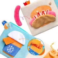 7-12 Grocery Store Snuffle Food Guide Book Toy For Dogs -Petkit Shop poozpet dog toy 7 12 grocery store snuffle food guide book toy for dogs 37127394820315