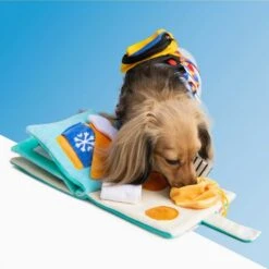 7-12 Grocery Store Snuffle Food Guide Book Toy For Dogs -Petkit Shop poozpet dog toy 7 12 grocery store snuffle food guide book toy for dogs 37127395016923