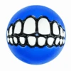 Rogz Grinz Dog Ball Toy, Blue 2 Rogz Grinz Dog Ball Toy, Blue -Petkit Shop rogz dog toy small rogz grinz dog ball toy blue 31863696490695