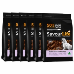 Savourlife Healthy Dog Treats | Kangaroo Training Treats 6 Pack