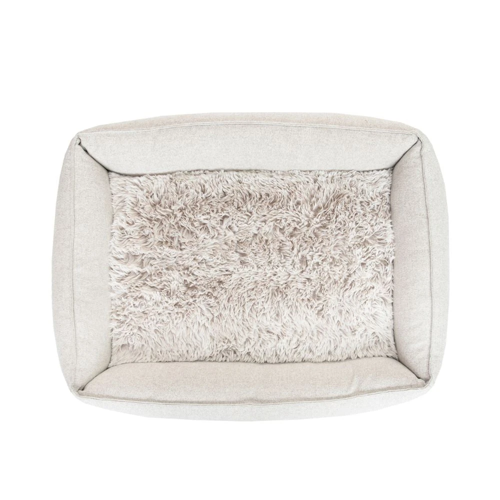 Dog Lounger Bed, Aspen Faux Fur 3 Dog Lounger Bed, Aspen Faux Fur - Image 2